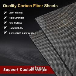 0.5-5MM Thickness 100% 3K Carbon Fiber Sheet Panel Carbon Fiber Plate Board