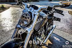 09-17 Harley-Davidson VRSCF V-Rod Muscle Radiator Side Panels 100% Carbon Fiber