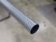 1.5in, 38mm X 1.6in, 40.6mm X 69 To 74 Inch Silver Twill Carbon Fiber Tube