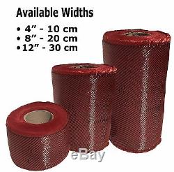 1 Ft x 50 FT KEVLAR-CARBON FIBER ARAMID Fabric-Twill Weave 3K/2K-200g/m2