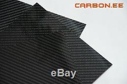 100% 3K Carbon Fiber Twill Wave Sheet 4mm A3 For Quadcopter Frame