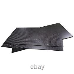 100% Carbon Fiber Plate Panel Sheet 300x400mm Thick 1mm-6mm Twill Weave RC Parts