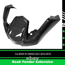 100% Dry Carbon Fiber Beak Fender Extension For 2014-2019 BMW R1200GS Adventure