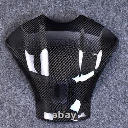 100% Real Carbon Fiber For 2015-2024 R1 R1M Gas Fuel Tank Cover, Glossy Twill