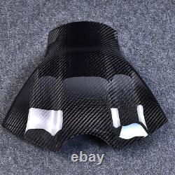100% Real Carbon Fiber For 2015-2024 R1 R1M Gas Fuel Tank Cover, Glossy Twill