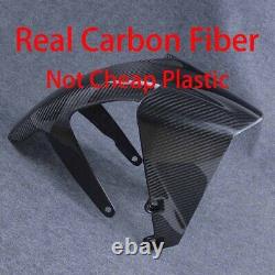 100% Real Carbon Fiber Front Fender For 2017 2023 390 Mudguard, Glossy Twill