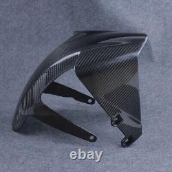 100% Real Carbon Fiber Front Fender For 2017-2023 390 Mudguard, Glossy Twill
