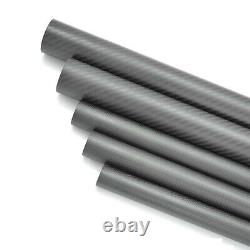1000mm 3K Carbon Fiber Tube 40mm 42mm 44mm 45mm 46mm 48mm 50mm 60mm x 1M poles