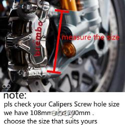 108mm Carbon Fiber Caliper Air Brake Cooling Ducts Cover for Yamaha YZF-R1 04-19