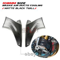 108mm Carbon Fiber Caliper Air Brake Cooling Ducts Cover for Yamaha YZF-R1 04-19