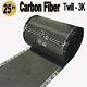 12 X 25 Ft-carbon Fiber Fabric-3k Tow 220g/m2 -2x2 Twill Weave