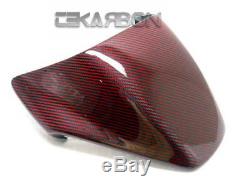 1995 2008 Ducati Monster Carbon Fiber Cowl Seat Cover 2x2 twill Red Edition