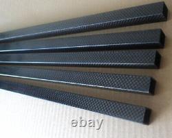 1pcs 100cm 3K Plain/Twill weave Carbon Fiber Square Tube 15/20/25/30/35/40mm