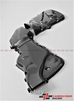 2002-07 Ducati 749R 998 999R Cam Belt Covers with brass inserts 100% Carbon Fiber