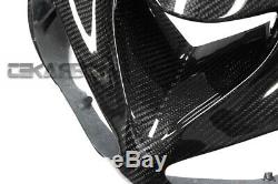 2005 2006 Kawasaki ZX6R ZX 6R Carbon Fiber Front Fairing 2x2 Twill weave