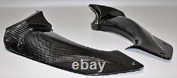 2006-2011 Kawasaki Ninja ZX-14 ZZR1400 Dash Airduct Covers 100% Carbon Fiber