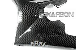 2006 2012 Triumph Daytona 675 Carbon Fiber Large Side Fairings 2x2 twill