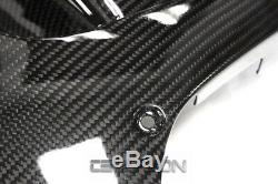2007 2012 Honda CBR600RR Carbon Fiber Large Side Fairings 2x2 Twill Weave