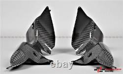 2007-2013 Ducati 848, 1098, 1198 Side Air Duct Covers 100% Carbon Fiber