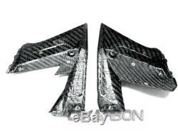 2008 2009 Kawasaki ZX10R Carbon Fiber Side Fairing Panels 2x2 twill weaves