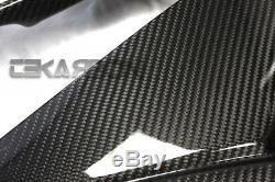 2009 2012 Kawasaki ZX6R Carbon Fiber Large Side Fairings 2x2 twill weaves