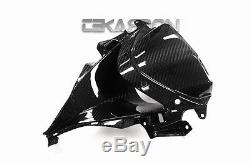 2009 2012 Kawasaki ZX6R Carbon Fiber Nose Fairing 2x2 twill weaves