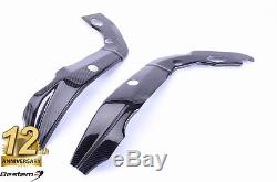 2009 2014 BMW S1000RR Frame Protector Covers 100% Carbon Fiber Twill