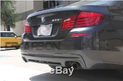 2010 2016 BMW F10 5 Series Carbon Fiber Rear Diffuser HM style 2x2 twill