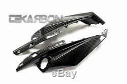 2011 2012 Kawasaki Z750R Carbon Fiber Headlight Side Panels 2x2 twill weaves