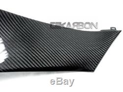 2011 2015 Kawasaki ZX10R Carbon Fiber Side Tank Panels 2x2 twill weaves