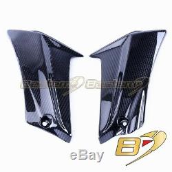 2011-2018 GSX-R 600 750 Carbon Fiber Knee Fairing Panel Side Frame Cover Twill