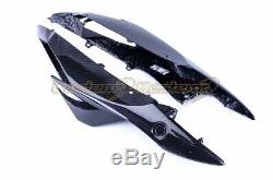 2011-2018 GSX-R 600 750 Carbon Fiber Seat Tail Side Covers Twill Weave