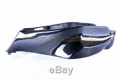 2011-2018 ZX10R 100% Carbon Fiber Tank Side Cover Panel Fairing Trim Twill Weave