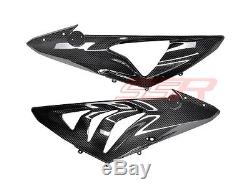 2012-2014 BMW S1000RR Side Panel Infill Cover Fairing Set Carbon Fiber Twill