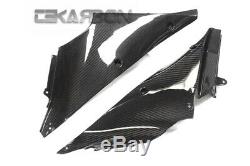 2012 2016 Kawasaki ZX14R Carbon Fiber Inner Side Panels 2x2 twill weave