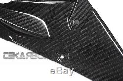 2013 2016 Honda CBR600RR Carbon Fiber Lower Inner Side Panels 2x2 twill