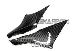2013 2016 Honda CBR600RR Carbon Fiber Side Panels 2x2 twill weave
