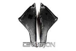 2013 2016 Honda CBR600RR Carbon Fiber Side Panels 2x2 twill weave