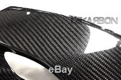 2013 2016 Kawasaki ZX6R Carbon Fiber Lower Side Fairings 2x2 twill weaves