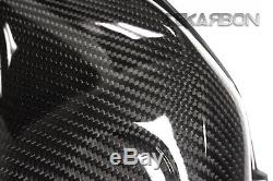 2013 2016 Yamaha FZ07 MT07 Carbon Fiber Air Intake Covers 2x2 twill