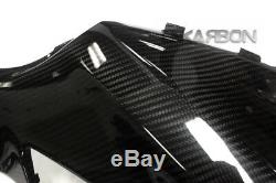 2013 2016 Yamaha FZ07 MT07 Carbon Fiber Side Tank Panels 2x2 twill weave