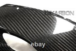 2013 2018 Kawasaki ZX6R Carbon Fiber Lower Side Fairings Rear 2x2 twill
