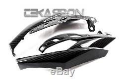 2014 2016 Kawasaki Z1000 Carbon Fiber Headlight Side Panels 2x2 Twill