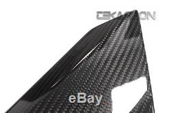 2014 2016 Yamaha FZ09 MT09 Carbon Fiber Air Intake Covers 2x2 twill weave