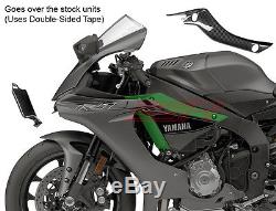 2015 2016 Yamaha R1 R1M R1S Side Frame Fairing Panel Cover Twill Carbon Fiber