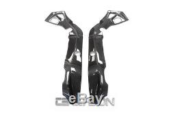 2015 2017 BMW S1000RR Carbon Fiber Frame Covers 2x2 twill weaves