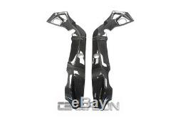 2015 2017 BMW S1000RR Carbon Fiber Frame Covers Side Panels 2x2 twill weaves