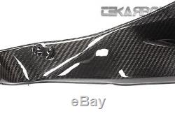 2015 2017 Kawasaki Ninja H2 Carbon Fiber Rear Frame Covers 2x2 twill weaves