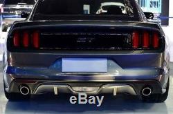 2015-2017 Mustang Carbon Fiber Diffuser 3 Twill