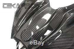 2015 2019 Kawasaki Ninja H2 Carbon Fiber Front Fairing Cowl 2x2 twill weaves